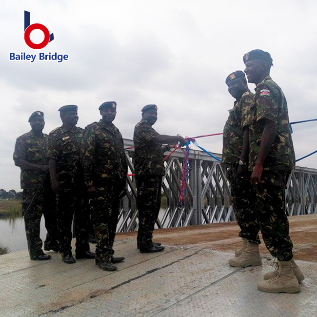 compacted steel bailey bridge