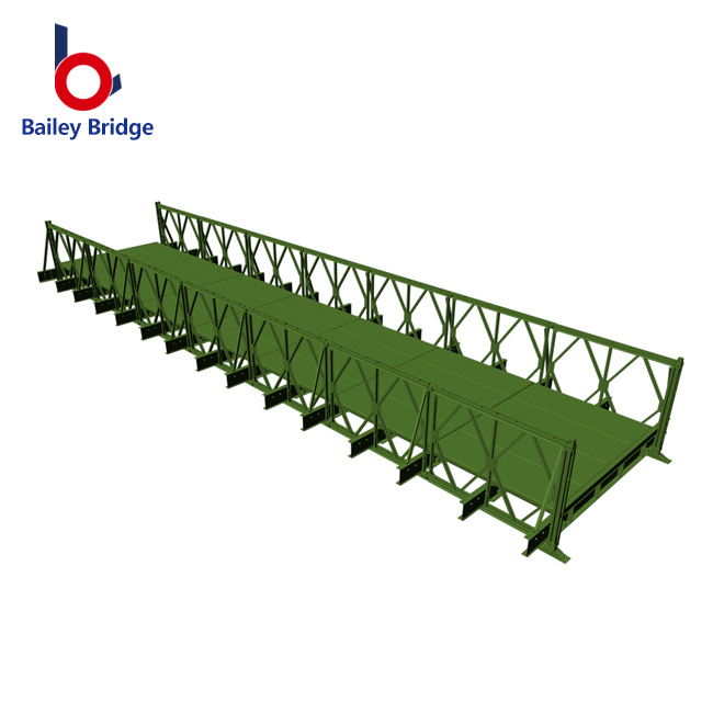 Compact bailey steel bridge