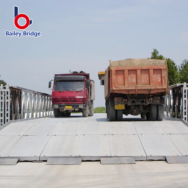 temporary steel bailey bridge